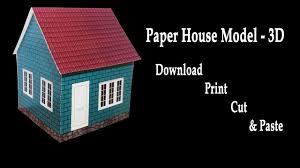 How To Make A Paper House 3d House Model Hd Very Easy