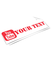 Car decals are a great option both for advertising and illustrating your ideas. Custom Youtube Car Stickers Stickertek Com Stickers Decals