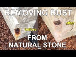 Removing Rust From House Natural Stone