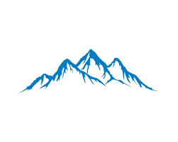 mountain vector art icons and