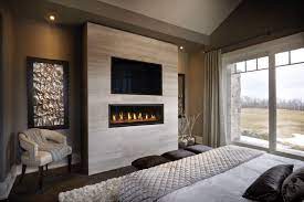 Gas Fireplace Luxury Bedroom