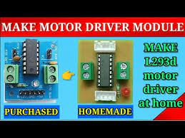 make l293d motor driver module on pcb