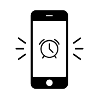 Download 1,000 vector icons and icon kits.available in png, ico or icns icons for mac for free use. Phone Alarm Clock Icons Download Free Vector Icons Noun Project