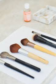 how to clean your makeup brushes at home