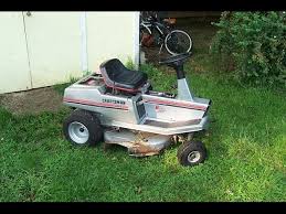 Mower has a 42 deck with a 21 hp briggs engine. Driving My 85 Craftsman Riding Mower Around The Yard In 2003 Youtube