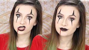 creepy clown makeup tutorial easy