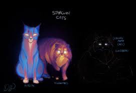 Bigi's designs — Starclan cats pelt glow bright. They appear as if...