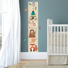 Tribal Animal Growth Chart Wall