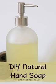 diy natural hand soap recipe simple
