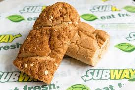 subway 9 grain wheat bread calories