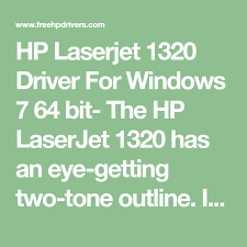 Installing hp laserjet 1320 driver package on your computer is always recommended for users, who are unable access the contents of their hp laserjet 1320 software cd. Hp Laserjet 1320 Driver For Windows 7 64 Bit The Hp Laserjet 1320 Has An Eye Getting Two Tone Outline It S Incredibly Reduced Windows Printer Driver Outline