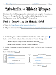 Displaying top 8 worksheets found for answer key to meiosis. Meiosis Webquest Answer Key Meiosis Chromosome