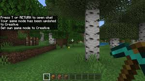 how to change game mode in minecraft