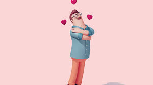 az11-love-boy-3d-illustration-art-pink ...