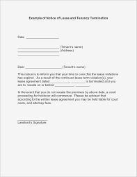 Lease Termination Letter Sample Or Tenant With Tenancy Contract Plus