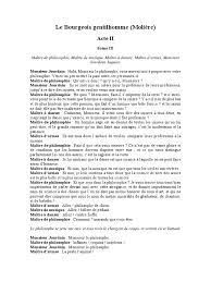 MOLIÈRE - Bourgeois Gentilhomme Acte 2, Scene 3 | PDF | Science | Sciences  philosophiques