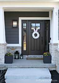 9 Front Door Colors For Gray House