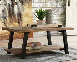 Rustic Coffee Table End Table Ashley