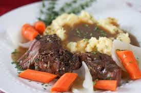 Then toss the colander a few times to fluff up. Balsamic Pot Roast With Carrots And Mashed Potatoes Balsamic Pot Roast Pot Roast Pot Roast Slow Cooker