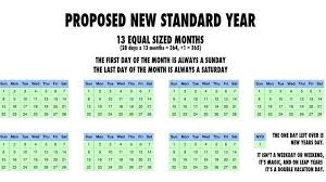 This 13 Month Calendar Proposal On Reddit Would Make Our Lives So
