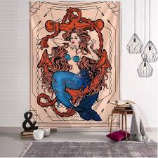 Moon And Mermaid Tapestry Tarot