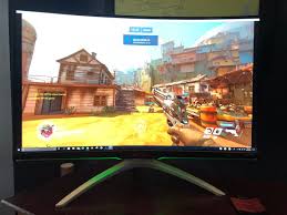 Boasting a 32 curved va panel with quad hd resolution, 144hz, freesync and extended color, this monitor can handle most gamers' agendas. Aoc Ag322qc4 32 Curved Gaming Monitor Review Ign