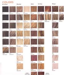 Brown Pelo Color Chart Highlights Light Brown Pelo Color