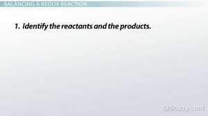 Balancing Redox Reactions And