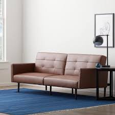Faux Leather Futon Chair Sofa Bed