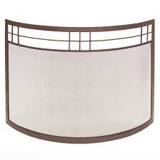 Arts And Crafts Curved Fireplace Screen