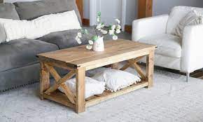 21 Easy Homemade Coffee Table Plans