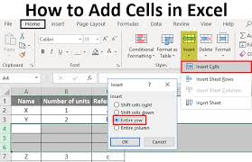 how to add cells in excel examples