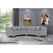 Velvet Modern Sectional Sofa
