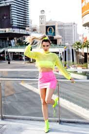 neon high fashion in designer vegas