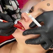 permanent lip tattooing in ware lip