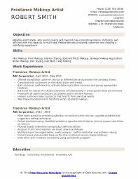 freelance makeup artist resume sles