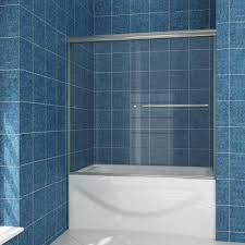 Sunny Shower Semi Frameless Bathtub