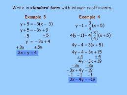 4 5 B Write An Equation In Standard