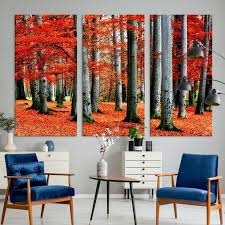 Autumn Forest Large Wall Art