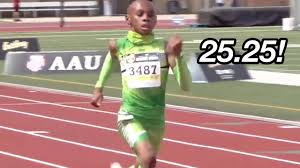 10 year old sets national 200m record