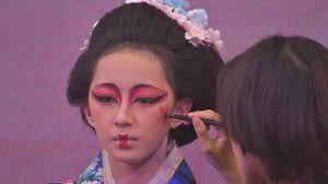 lomba fantasy makeup geisha