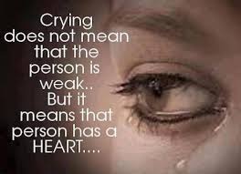 crying means something angel sad