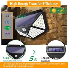 100 Led Solar Light Security Outdoor