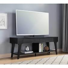 Homeroots Black Tv Stand Fits Tv S Up