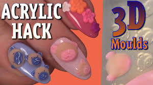 3d acrylic hack silicone molds from