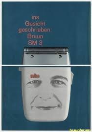 Karl Gerstner for Braun ( printed 1960 ) MOMA collection. Regards,