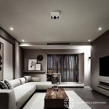 Modern Led Ceiling Light Fixture Black