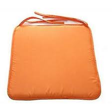 Chair Sofa Cushions Orange Chunky