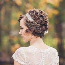 Home bob hairstyles 35 romantic wedding hairstyles for short hair. Vintage Hairstyles For Short Hair Wedding Novocom Top