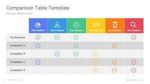 comparison table powerpoint template